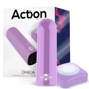 Action Dhalia - Akkus, távirányítós csiklóizgató - Image 6