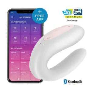 Satisfyer App Double Joy - Okos,akkus,vízálló párvibrátor - Image 9