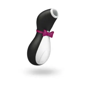 Satisfyer Penguin - Akkus, vízálló csiklóizgató (fekete-fehér) - Image 2