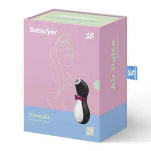 Satisfyer Penguin - Akkus, vízálló csiklóizgató (fekete-fehér) - Image 4