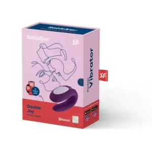 Satisfyer App Double Joy - Okos,akkus,vízálló párvibrátor - Image 2