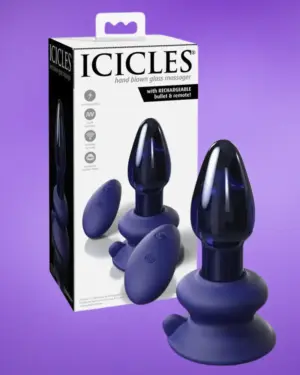Icicles No.85 - Távirányítós üveg análdugó
