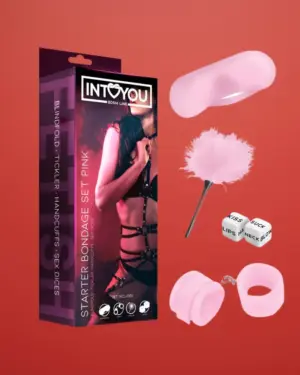 Intoyou BDSM Line - Kezdő kötöző szett - 4 részes (pink)