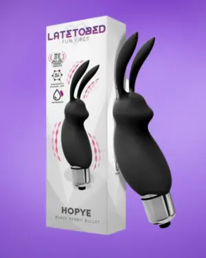 Latetobed Hopye - Nyuszis csiklóizgató (fekete)