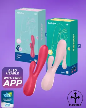 Satisfyer Mono Flex - Okos,akkus,vízálló vibrátor