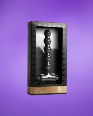 Rocksoff Petite - Gyöngyös análvibrátor (fekete)