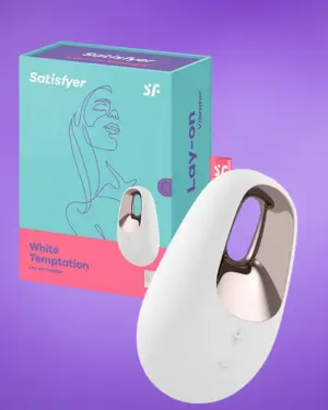 Satisfyer White Temptation - Akkus csiklóvibrátor (fehér)