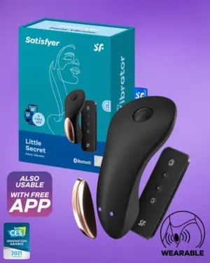 Satisfyer Little Secret - Okos,akkus,vízálló csiklóvibrátor