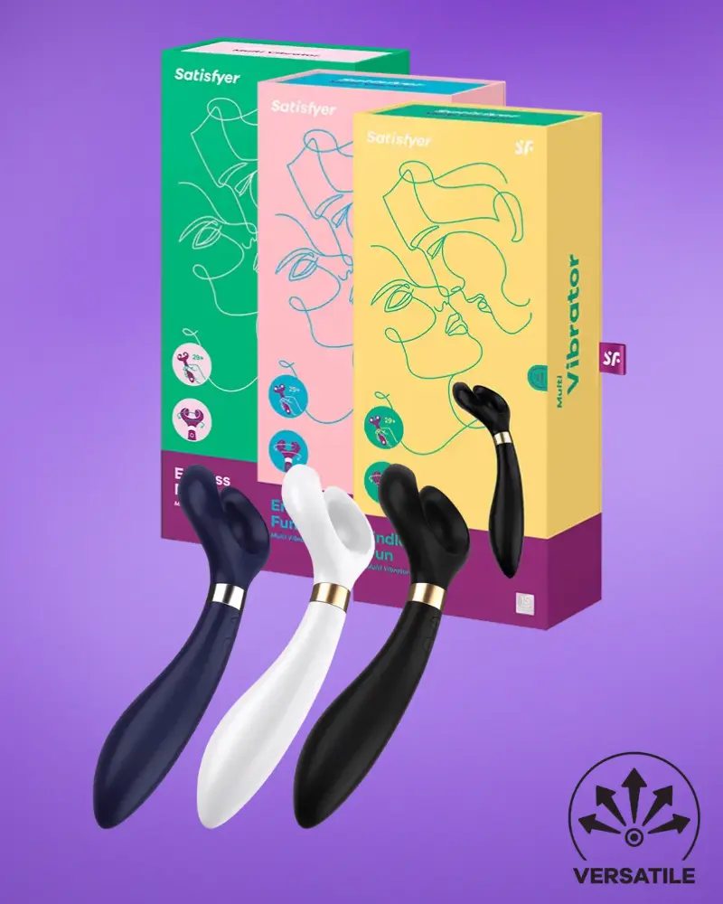 Satisfyer Endless Fun - Akkus, vízálló párvibrátor