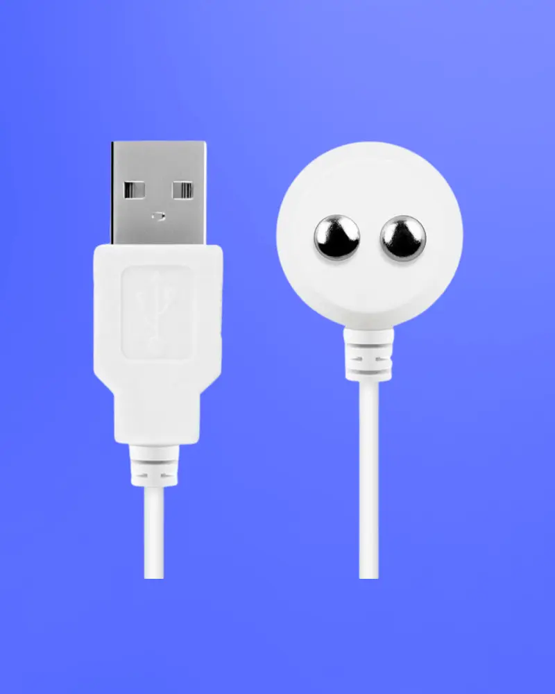 Satisfyer - Mágneses USB töltőkábel (fehér)