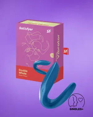 Satisfyer Double Whale - Vízálló,akkus párvibrátor