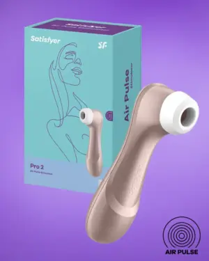 Satisfyer Pro 2 - Akkus csiklóizgató (Pro 2+) (barna)