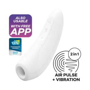 Satisfyer Curvy 1+ - Okos,akkus,vízálló csiklóizgató vibrátor - Image 5