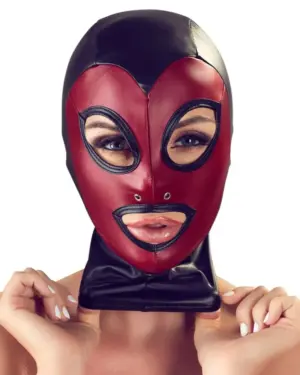 Bad Kitty - Fekete fejmaszk piros szegéllyel - Image 2