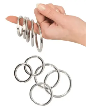 Bad Kitty - Fém péniszgyűrű szett (5 részes) - Image 3