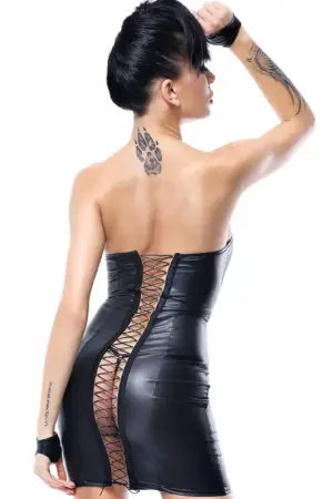 Demoniq Heidi - Lakk mini ruha - Image 5