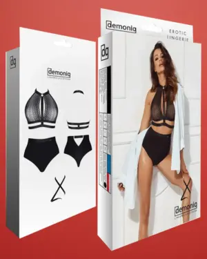 Demoniq LXPaloma001 - Nyakbakötős kétrészes szett