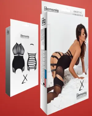 DemoniqLXPriscila001 - Hátul pántos mini ruha