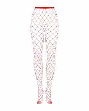 Obsessive S812 - Piros necc harisnya - Image 5