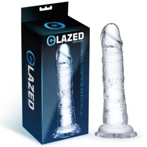 Glazed - Áttetsző dildó (19cm) - Image 2