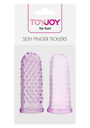 Toyjoy Sexy Tickler - Ujjra húzható csiklóizgató (lila) - Image 2