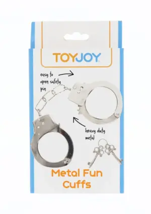 ToyJoy Handcuffs - Fém bilincs (ezüst) - Image 2