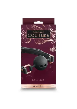 Bondage Couture - Szájpecek (fekete-rose gold) - Image 2