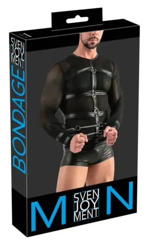Svenjoyment - Hosszú ujjú bondage póló fém karikákkal - Image 2