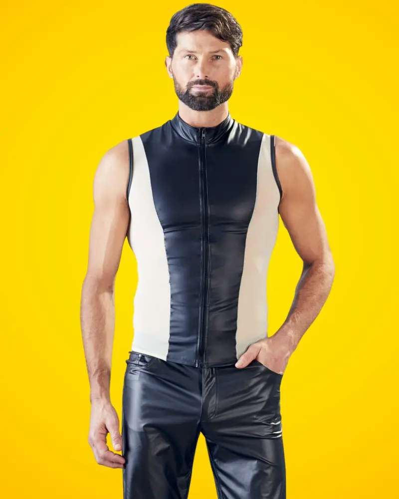 Svenjoyment -  Necc betétes ujjatlan, zipzáras felső