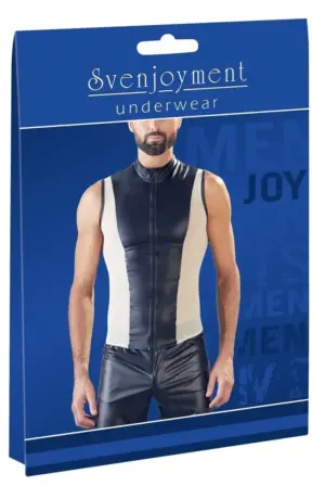 Svenjoyment -  Necc betétes ujjatlan, zipzáras felső - Image 3