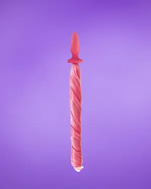 Unicorn Tails - Análplug lófarokkal (pink)