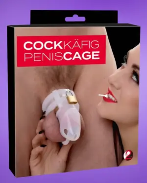 You2Toys - Peniscage - szilikon péniszketrec (fehér)