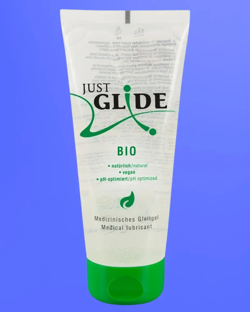 4024144628650-1667403831885.webp Just Glide Bio - Vízbázisú vegán síkosító (200ml) - Image 1
