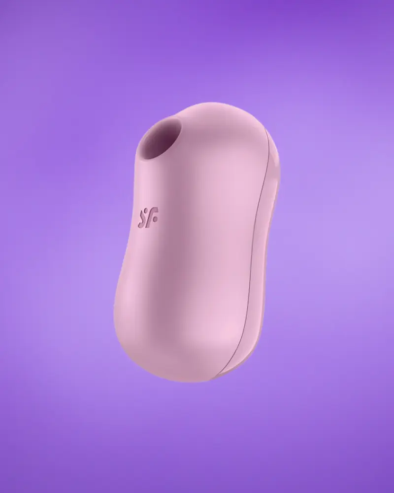 Satisfyer Cotton Candy - Akkus, léghullámos csikló vibrátor (lila)
