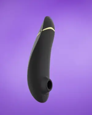 Womanizer Premium 2 - Akkus, vízálló csiklóizgató (fekete)