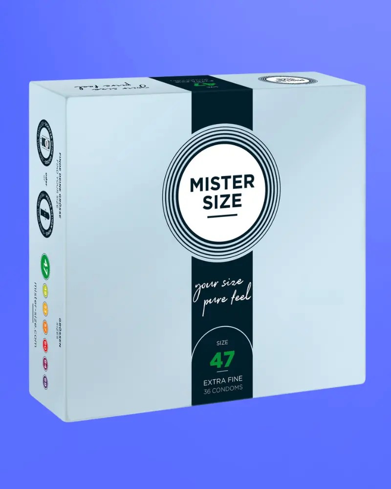 Mister Size vékony óvszer - 47mm (36db)