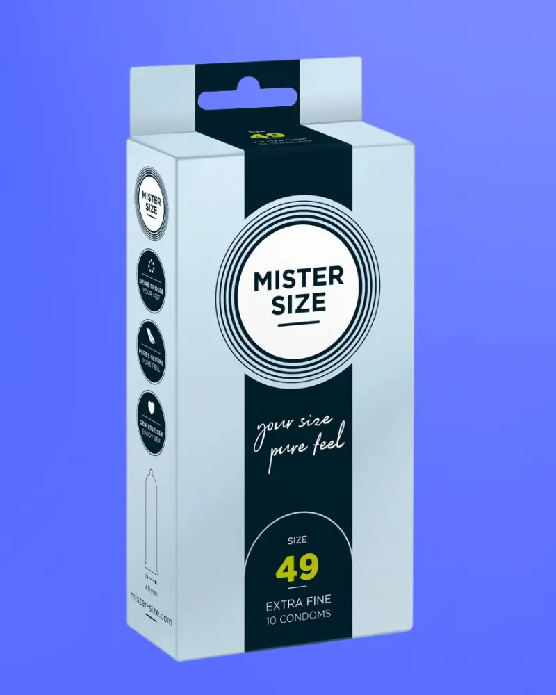 Mister Size vékony óvszer - 49mm (10db)