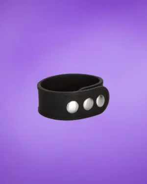 Calextics Erection Ring - Szilikonos állítható péniszgyűrű (fekete)