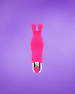 Toyjoy Bunny Pleaser - Akkus nyuszis ujj vibrátor (pink)