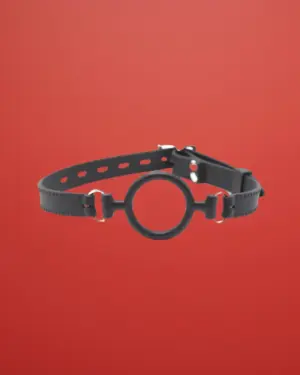 Feish Addict - Szilikon szájpecek gyűrű (fekete)