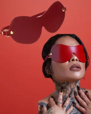 Taboom - Műbőr szemtakaró (bordó)