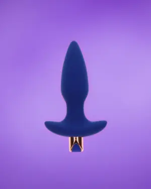 Toyjoy the Sparkle - Rezgős análdugó (kék)