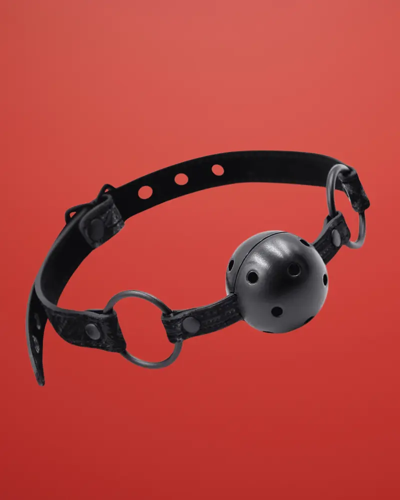 Intoyou Black Sapphire - Golyós szájpecek (fekete)