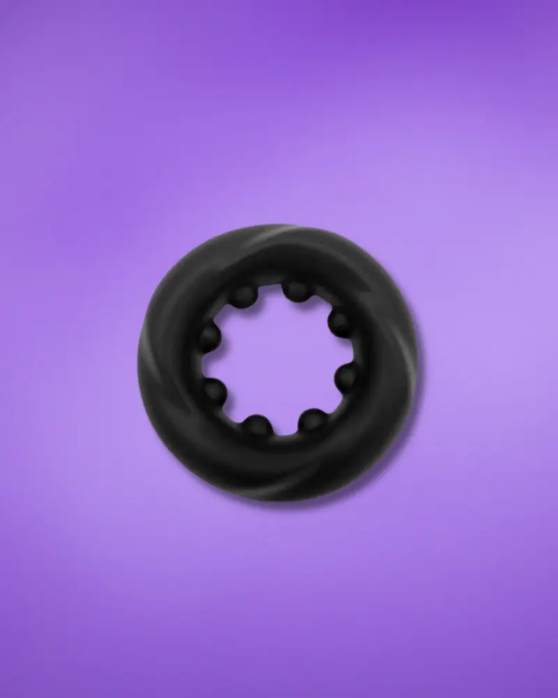 Beast Rings 27 mm - Péniszgyűrű (fekete)