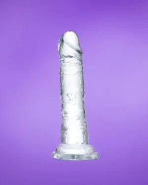 Glazed - Áttetsző dildó (19cm)