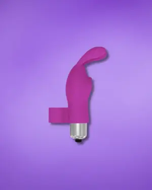 Latetobed Fingyhop - Nyuszis ujjvibrátor (lila)