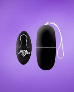 Latetobed Ecoblack - Vibrációs tojás (fekete)