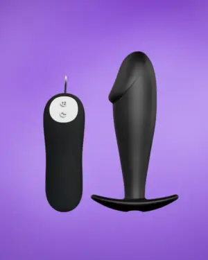 Pretty Love - Vibrációs análdugó (fekete)