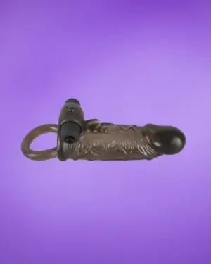 Rebel Slim - Vibrációs péniszköpeny (16cm)