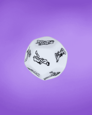 12 oldalú szexkocka - fehér